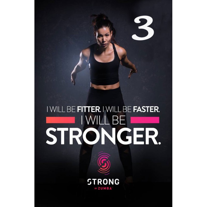 [Hot Sale] 2018 New Course Strong By Zumba Vol.03 HD DVD+CD